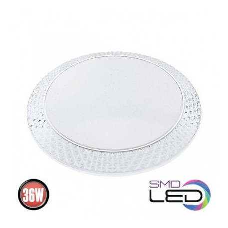 LED DEKORATIVA TAKLAMPA PHANTOM-36 Vit LED takbelysning