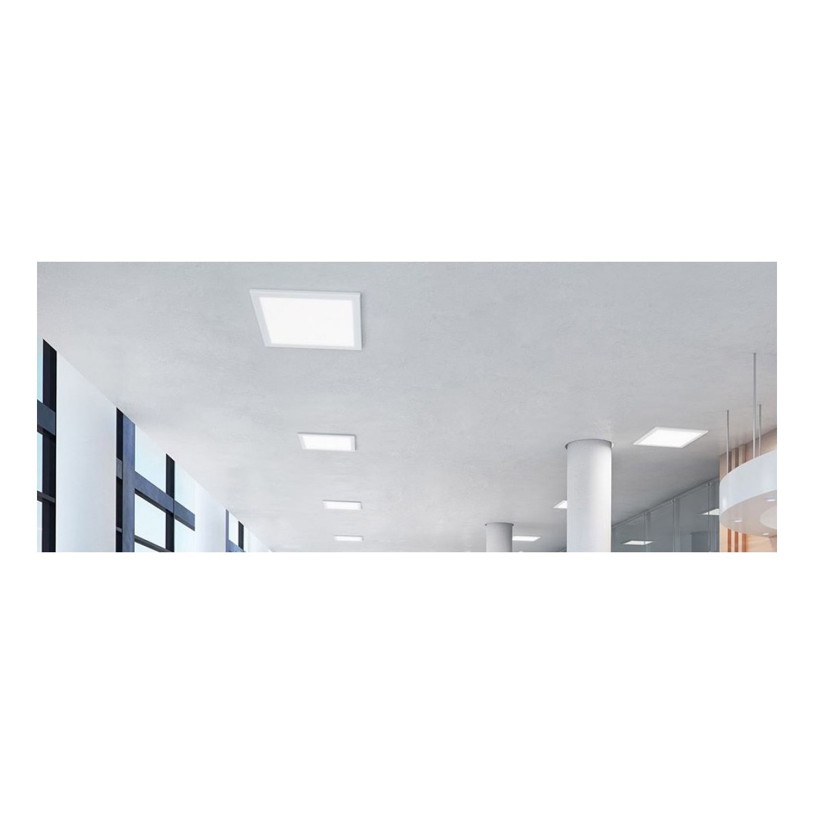Ram för LED panel 30x60 | Vit aluminiumram – Frame-3060 Ram för LED panel 30x60