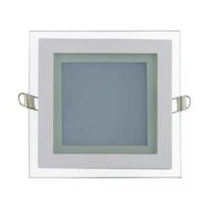 Infälld LED downlight glas 12W Maria-12 i gjuten aluminium och glaskant från Horoz Elektrik för Ø125mm takhål i hem och kontor