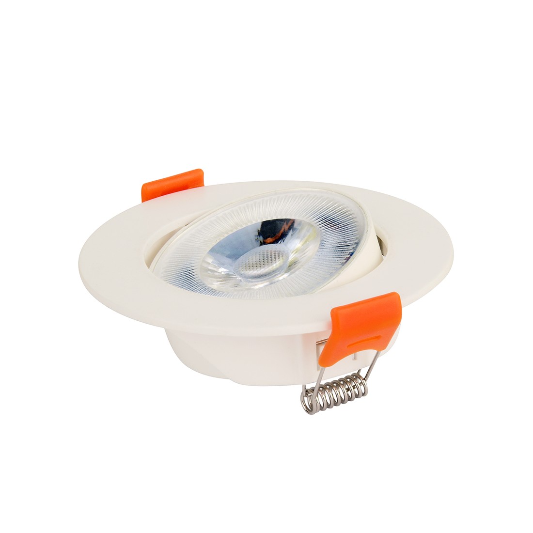 ROUND LED-SPOTLIGHT 5W 6400K 100-120V – NORA-5 Rund LED spotlight 5W i robust järn från Horoz Elektrik med 6400K kallvitt sken och COB-teknik
