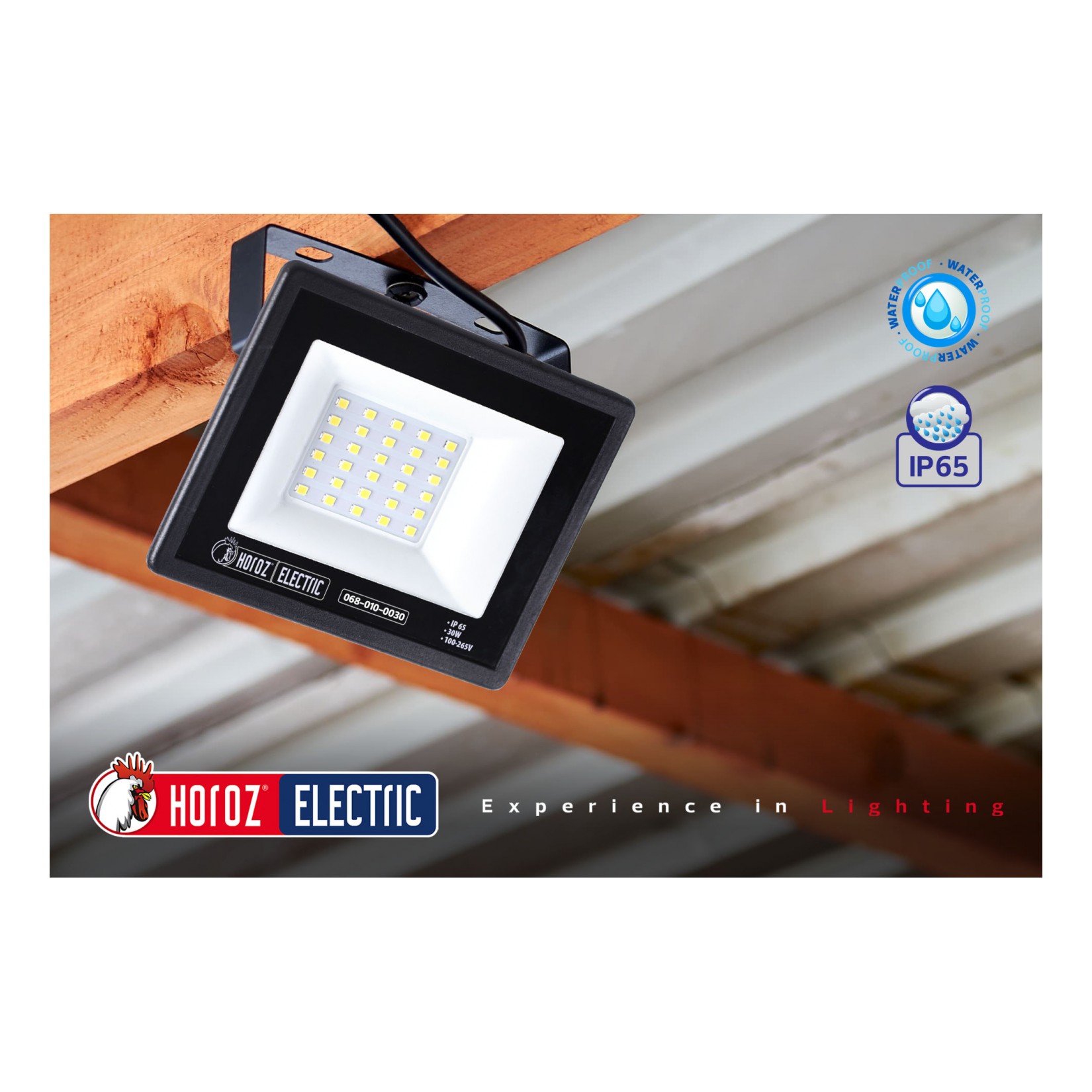 LED-STRÅLKASTARE 100W VATTENTÄT IP65 ASLAN-100 LED strålkastare 100W utomhus