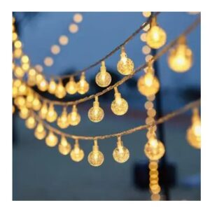 LED julljus 3 meter varmvit batteridriven julbelysning
