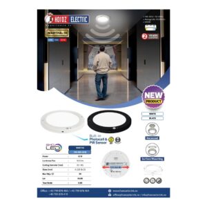 Taklampa med rörelsesensor 18W LED 6400K Horoz Elektrik MARTHA-18