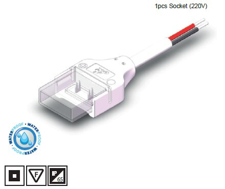 LED strip connector 15cm för OTTAWA RGB 220V CON1 LED strip connector 15cm för OTTAWA RGB LED 220V CON1