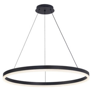 LED SUSPENSION LIGHT 3CCT 35W/53W/70W/88W 120° IP20 Svart/Vit DIMBAR med FJÄRRKONTROLL- HARVEY